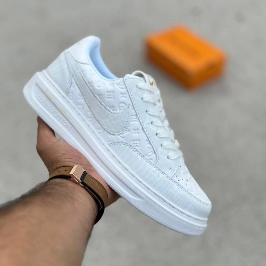 909 کتونی مردانه رنگ سفید نایک کفش ورزشی nike