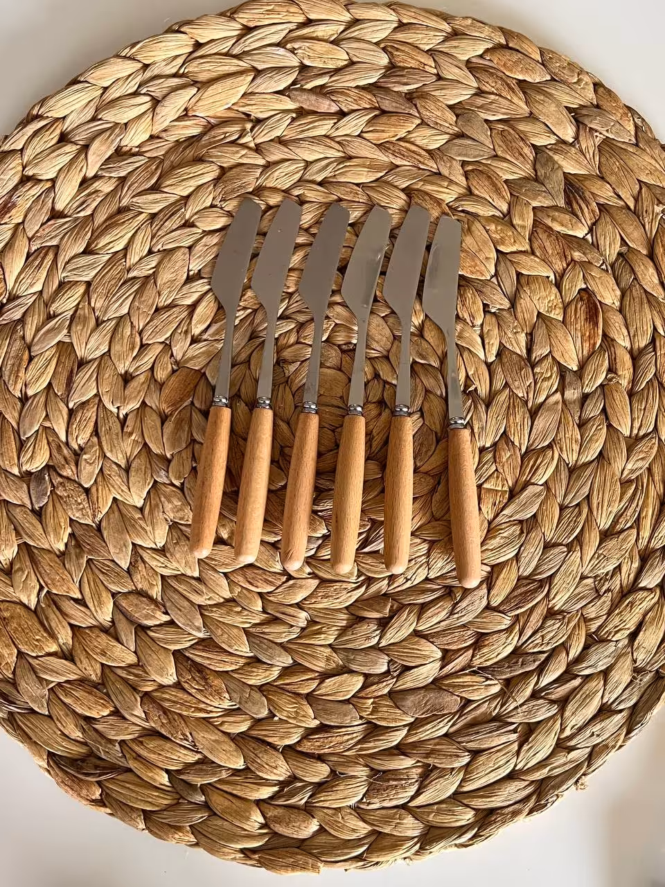 کارد کره و صبحانه خوری دسته چوبی