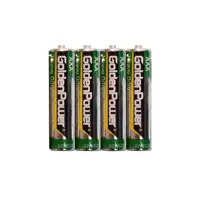 باتری نیم قلمی گلدن پاور مدل Eco Total Heavy Duty بسته 4 عددی