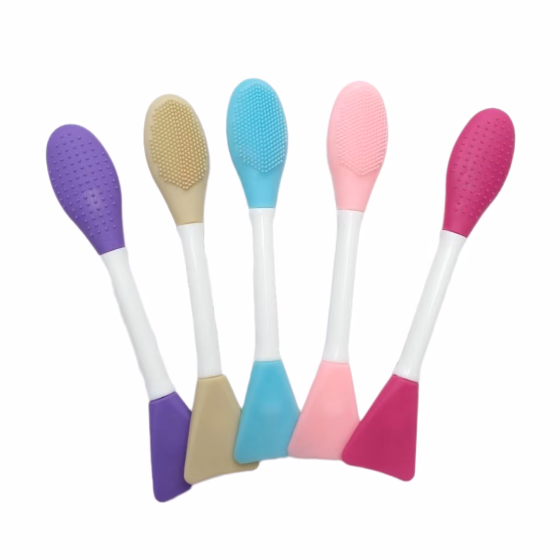 براش ماسک  دو طرفه سیلیکونی مخصوص شستشو صورت و زدن ماسک