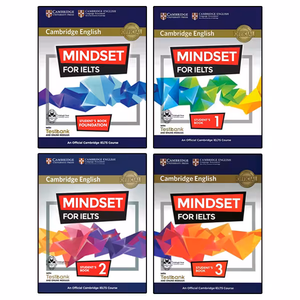 کتاب Cambridge English Mindset For IELTS اثر جمعی از نویسندگان انتشارات اشتیاق نور چهارجلدی