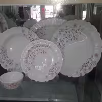 سرویس ارکوپال 6نفره  قالب گرد  غذاخوری آیروپال 25پارچه