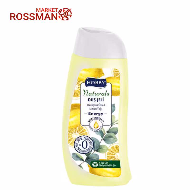 شامپو بدن هوبی Hobby مدل Naturals Energy حجم 500 میلی لیتر