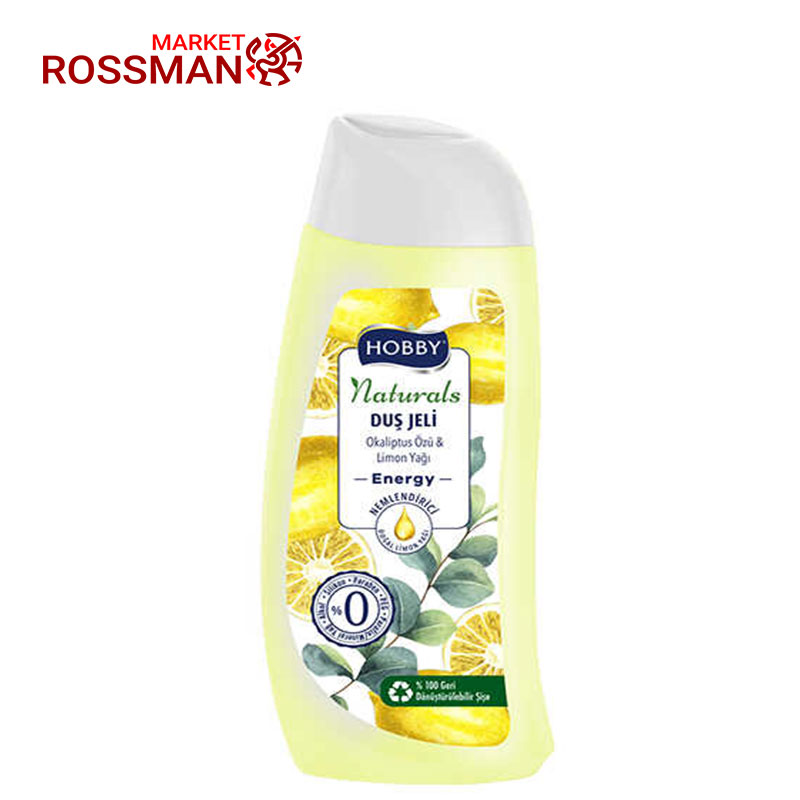 شامپو بدن هوبی Hobby مدل Naturals Energy حجم 500 میلی لیتر