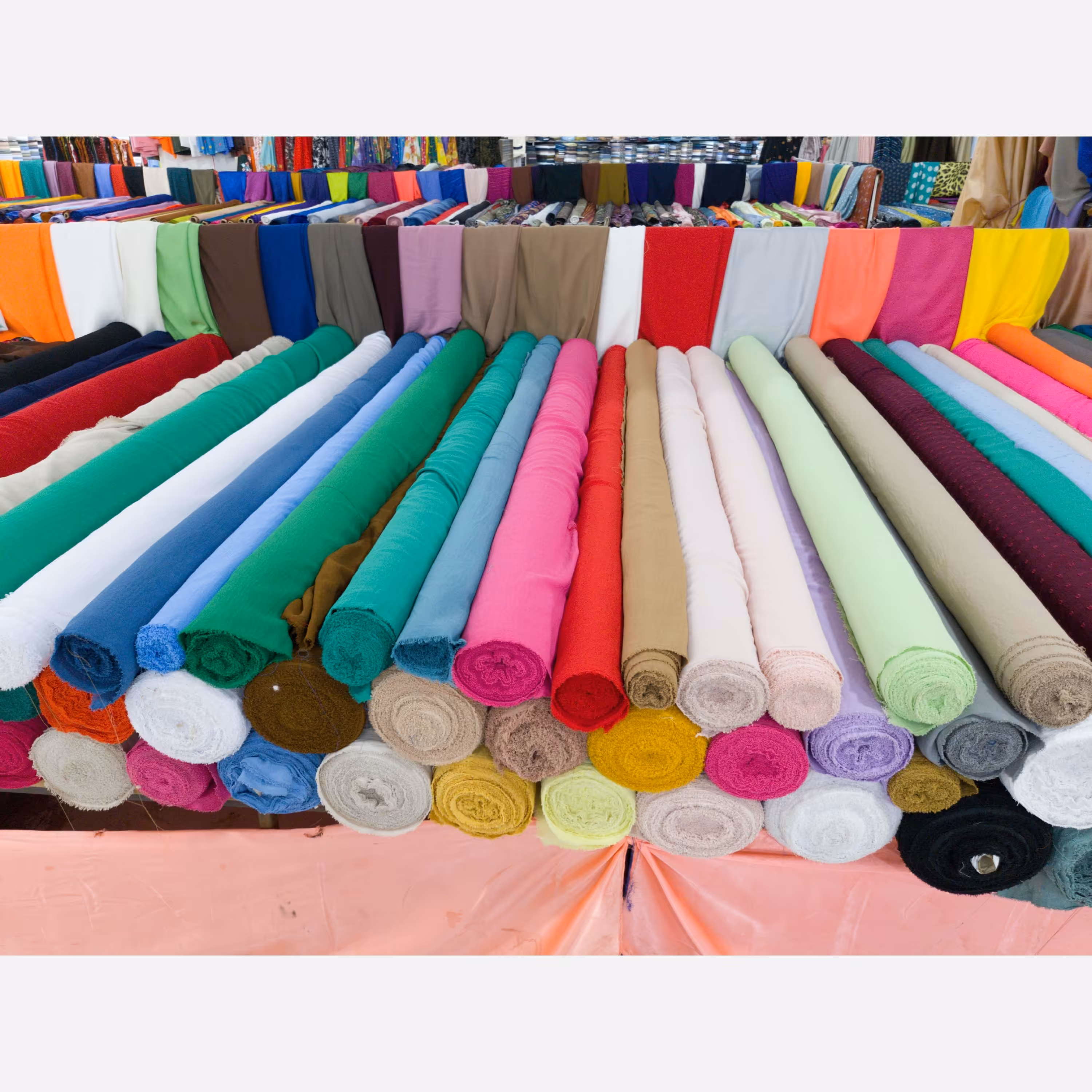 پارچه ابروبادی کیفیت عالی ومرغوب در رنگبندی متنوع 