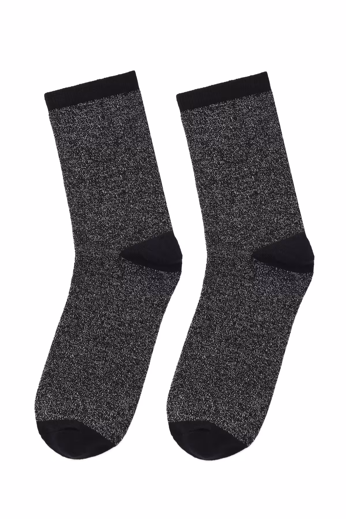 جوراب مشکی زنانه نخی سیاه اورجینال Derimod