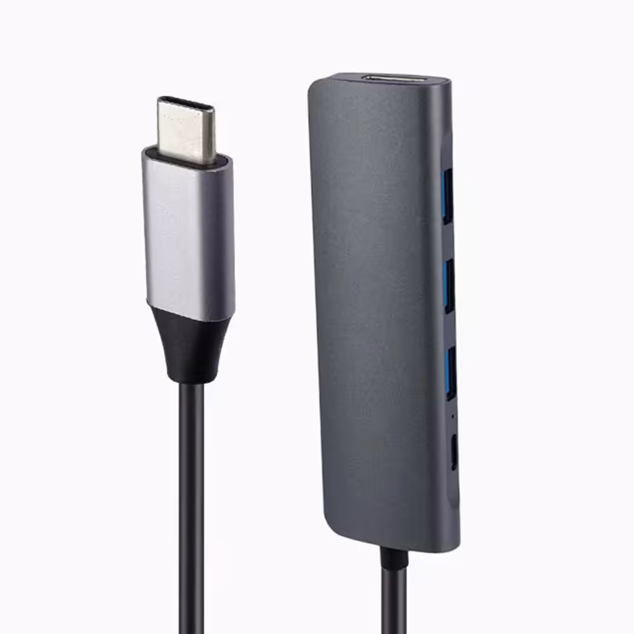 هاب مبدل 5 پورت Type-C کی نت مدل K-MFCMS105