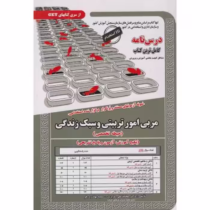 کتاب نمونه آزمونهای استخدامی مربی امور تربیتی و سبک زندگی حیطه تخصصی