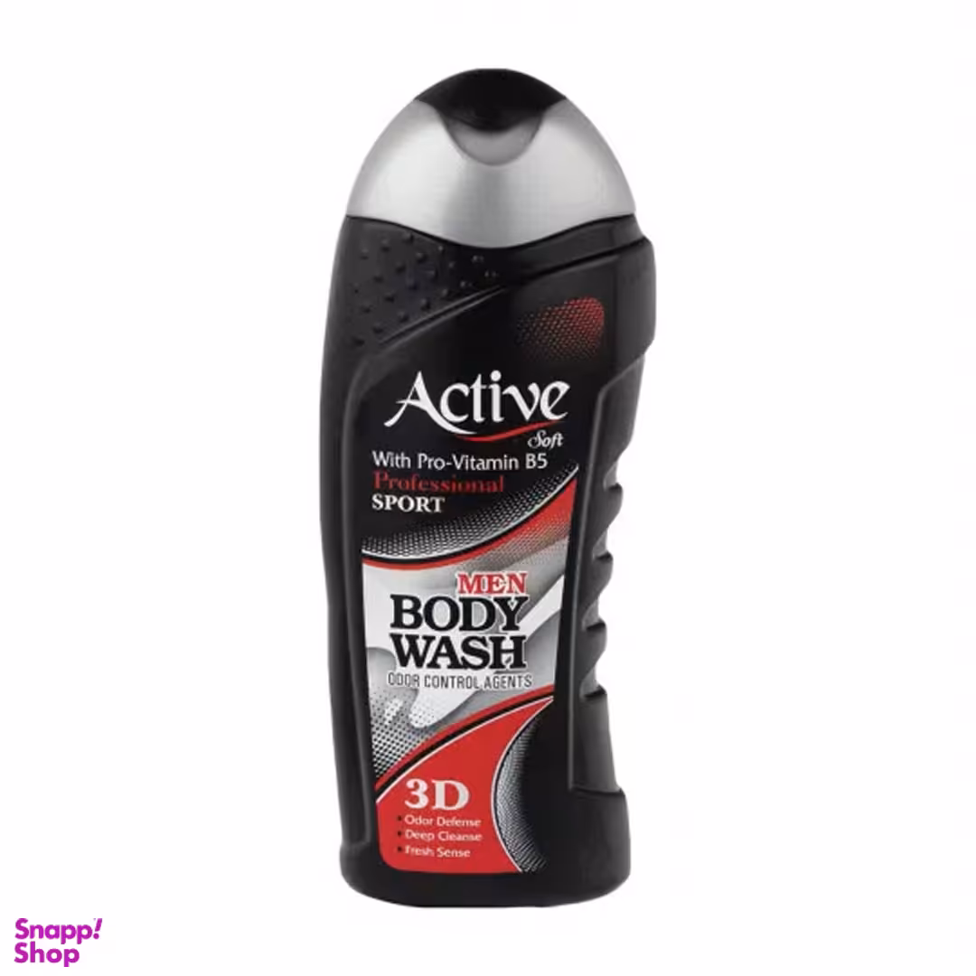 شامپو بدن مردانه اکتیو سری Sport مدل Black وزن 400 گرم