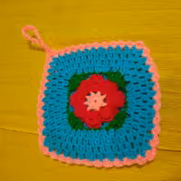 دستگیره گل رز مربعی