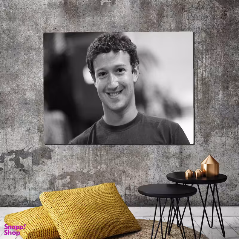 تابلو شاسی بکلیت طرح مارک زاکربرگ مدل SH-s1890