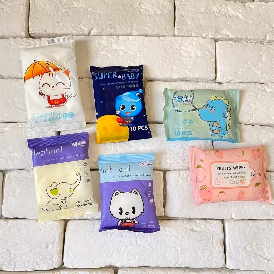 دستمال مرطوب فانتزی حیوانات