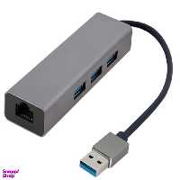 هاب 4 پورت USB مدل RJ45 1000MBS