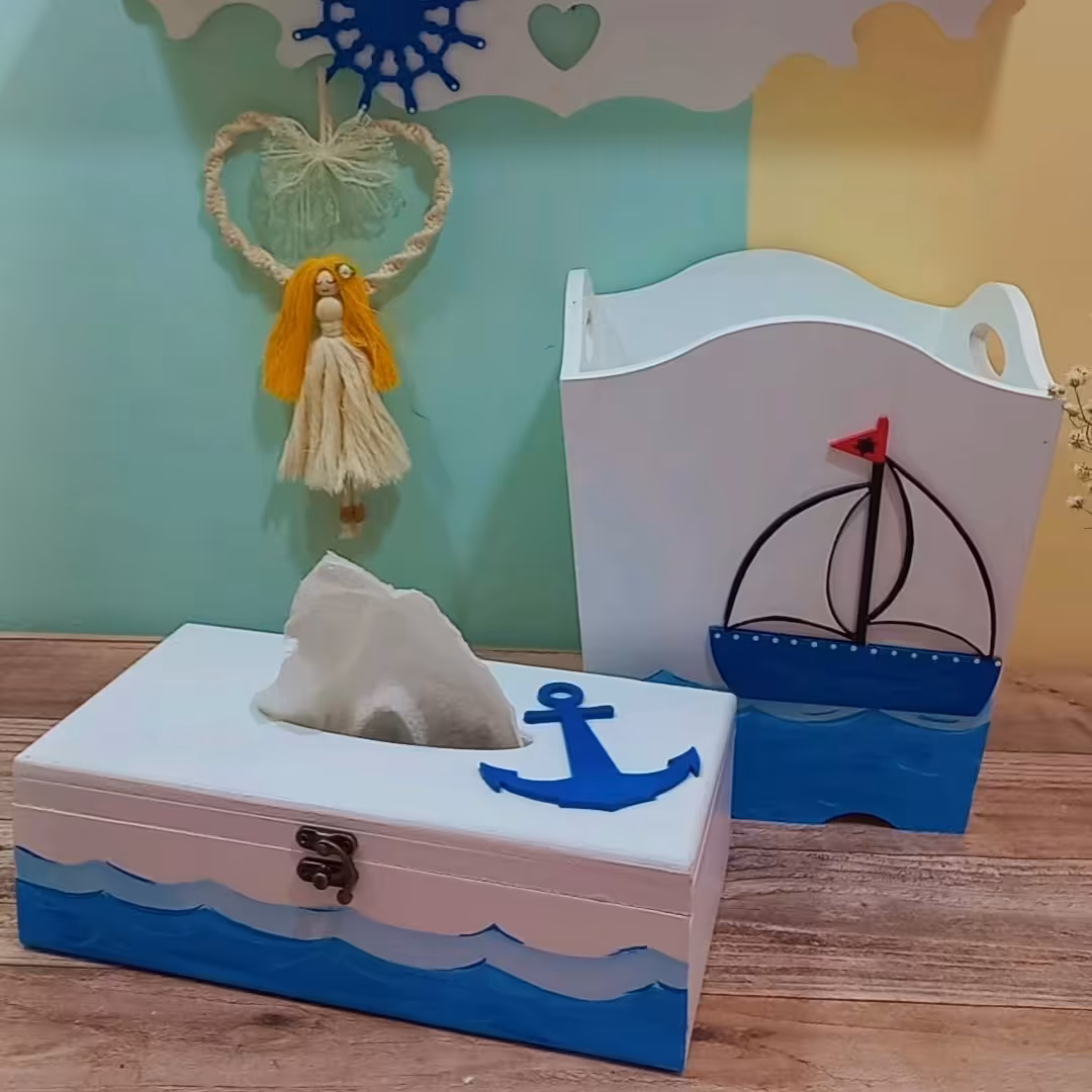 ست سطل و جادستمال و شلف کودک 