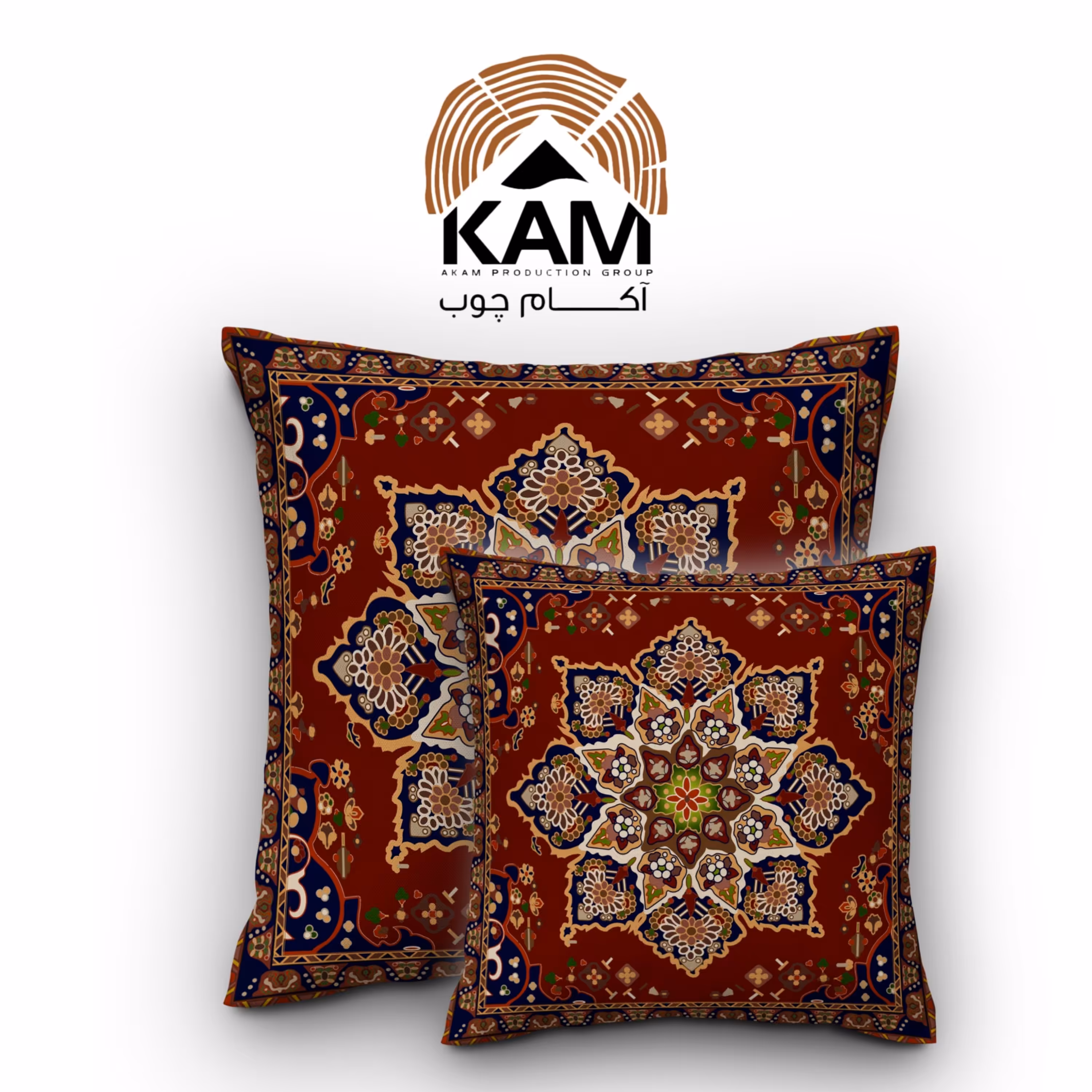کوسن کوچک آکام چوب مدل AK97 (سایزکوچک 35x35)