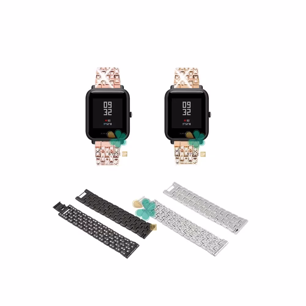 بند ساعت لاکچری Full Diamond مناسب Xiaomi Amazfit Bip S