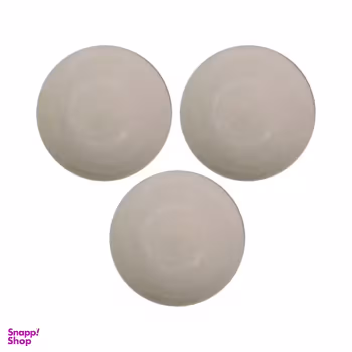 بشقاب دیوارکوب سفالی خام کد 15 بسته 3 عددی