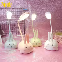 چراغ مطالعه شارژی مدل خرگوش رنگ سفید کد BL-101966 