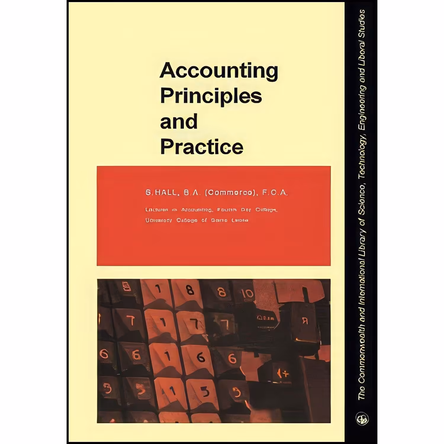 کتاب زبان اصلی Accounting Principles and Practice اثر S Hall and N Skene Smith