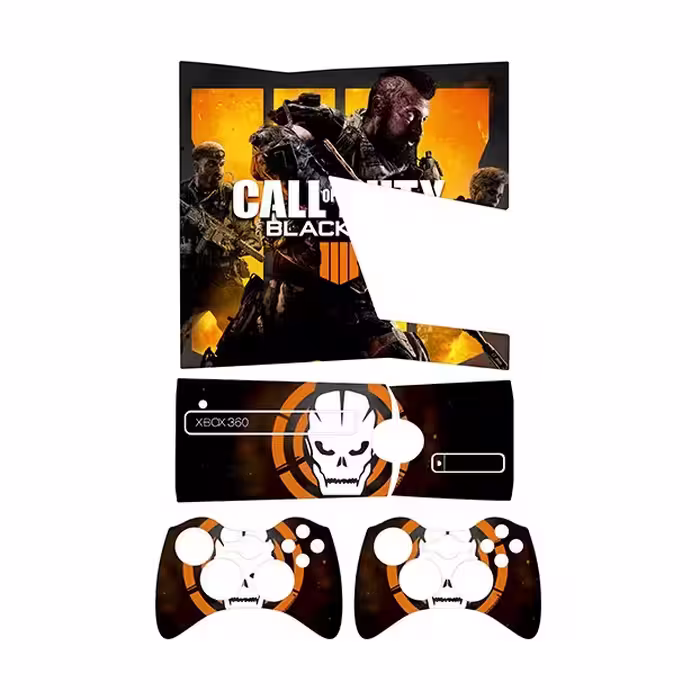 اسکین(برچسب)Xbox 360 اسلیم -طرح call of duty-مدل اسلیم-کد1-سفارشی