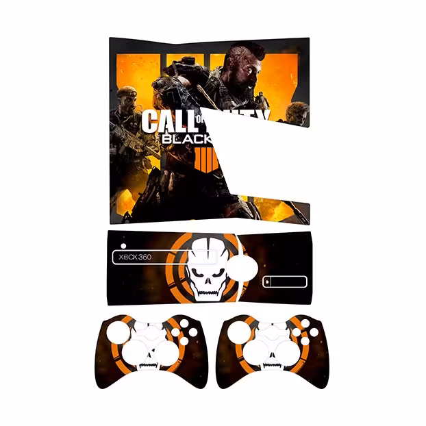 اسکین(برچسب)Xbox 360 اسلیم -طرح call of duty-مدل اسلیم-کد1-سفارشی