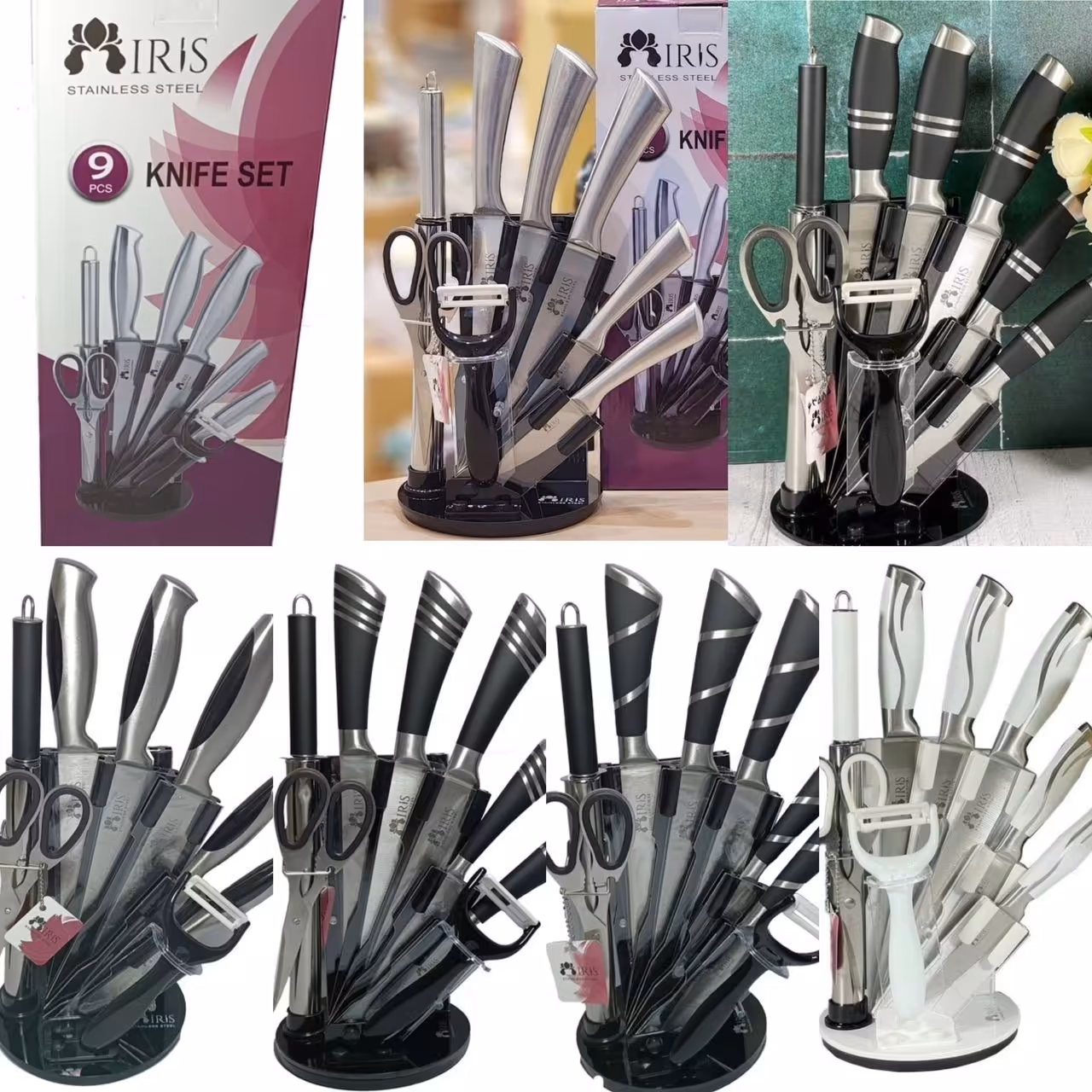 سرویس چاقو9پارچه درجه یک