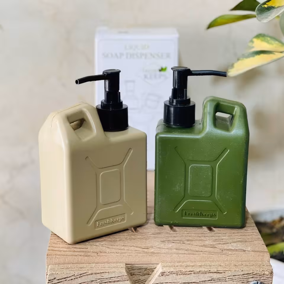 جای مایع دستشویی گالن جای مایع طرح گالن  جامایع گالن اکسسوری افرود 