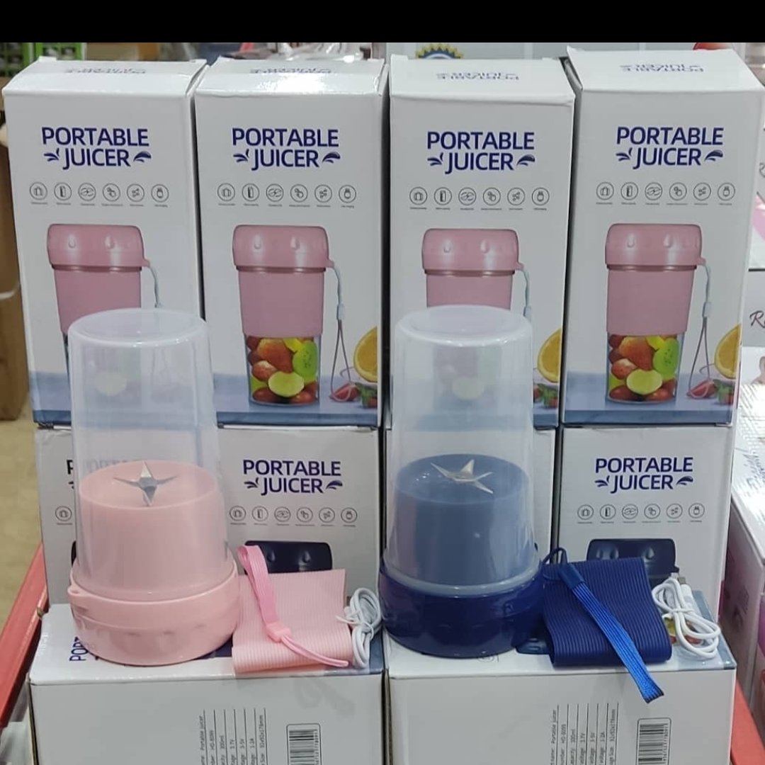 مخلوط کن شارژی در دورنگ صورتی وآبی کیفیت عالی