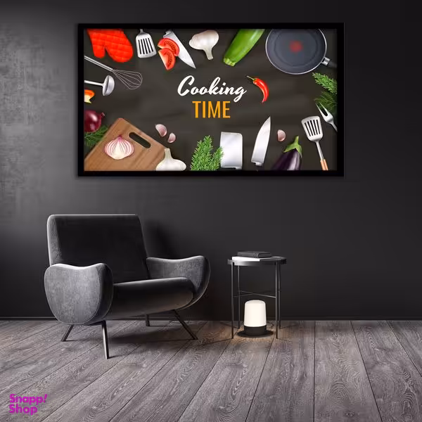 تابلو نوری بکلیت طرح آشپزی و آشپزخانه مدل لایت باکسی کد B50