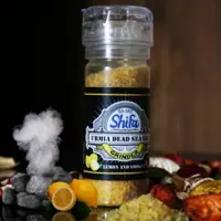 گریندر نمک دریایی با طعم لیمو امانی -دودی  شفا 120 گرمی 