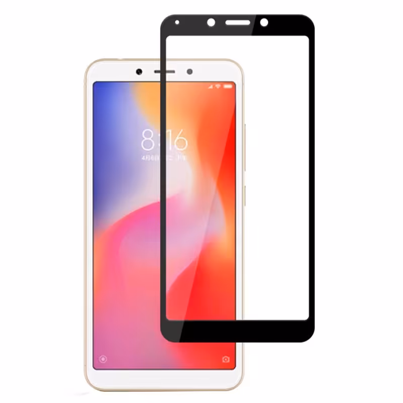 گلس نانو برای شیائومی Xiaomi REDMI 6 فول کاور و تمام چسب