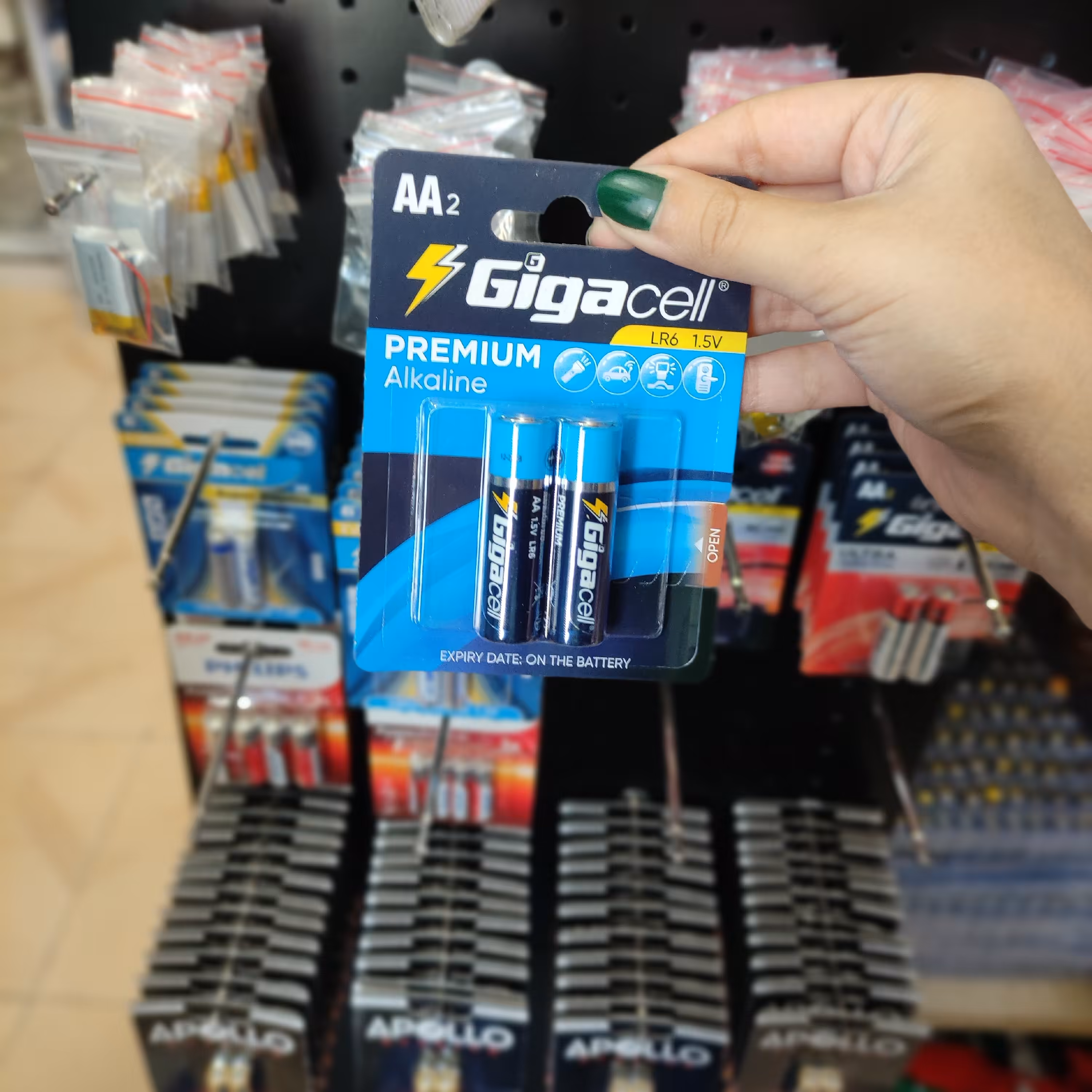 باطری دوتایی قلم gigacell premium