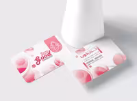 کارت ویزیت کلینیک پوست و مو | گرافیک با طعم تربچه