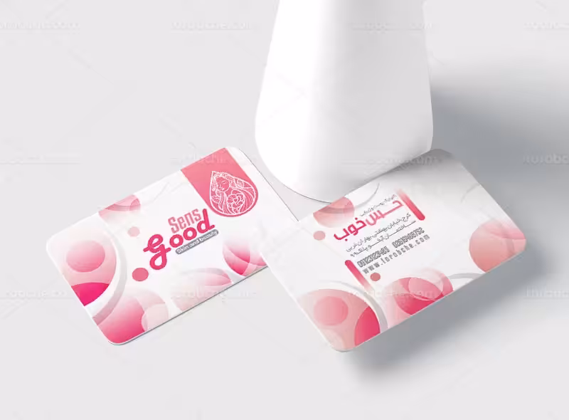 کارت ویزیت کلینیک پوست و مو | گرافیک با طعم تربچه