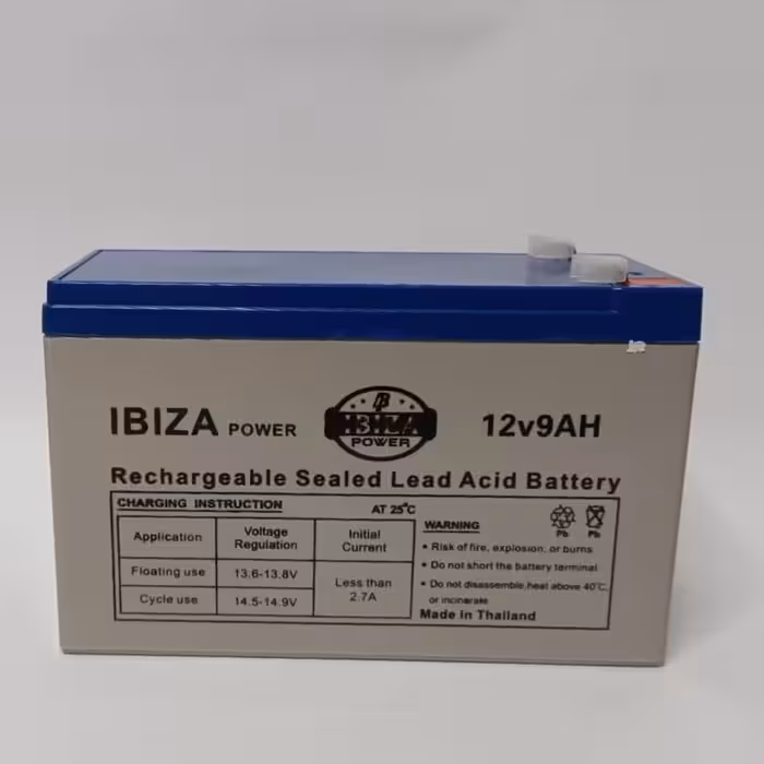 باطری  یو پی اس (ups) 9 امپر 12 ولت ایبیزا پاور تاریخ 2023 خارجی کیفیت بالا 