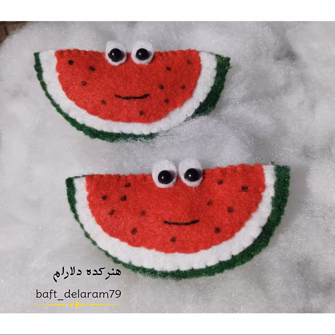 مگنت نمدی طرح هندوانه