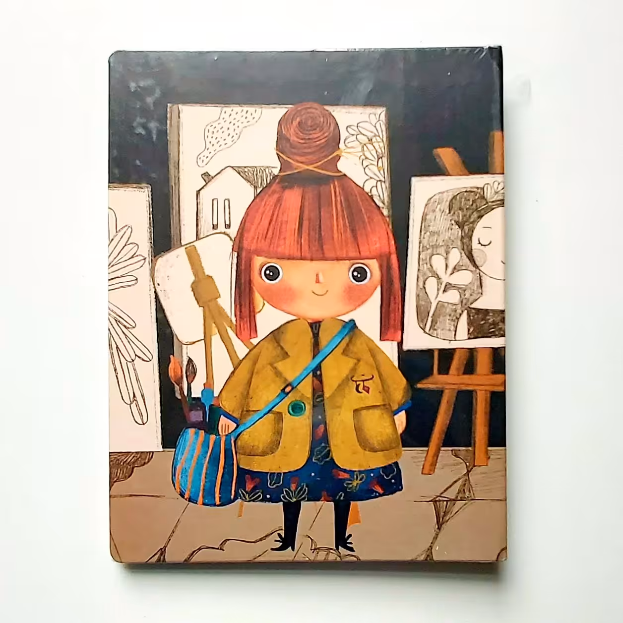 کلاسور  26 حلقه مستر نوت طرح دختر نقاش