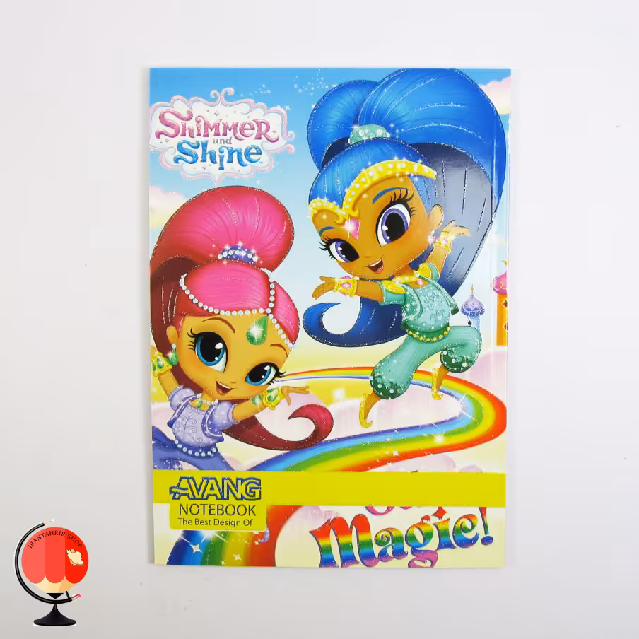 دفتر مشق 50 برگ طرح شیمر و شاین آونگ