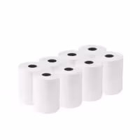 کاغذ رول حرارتی دستگاه کارتخوان چاپ مشکی 18متری بسته بندی 20تایی