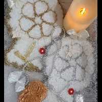 لیف فاتتزی ست عروس و داماد.سفید .طلایی.نقره ایی