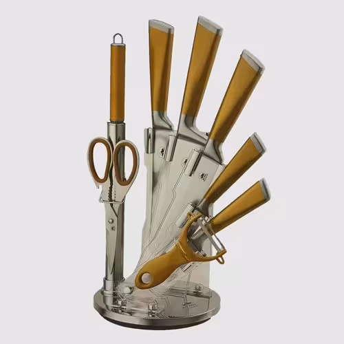 ست 9 پارچه چاقو طلایی نیوهوم