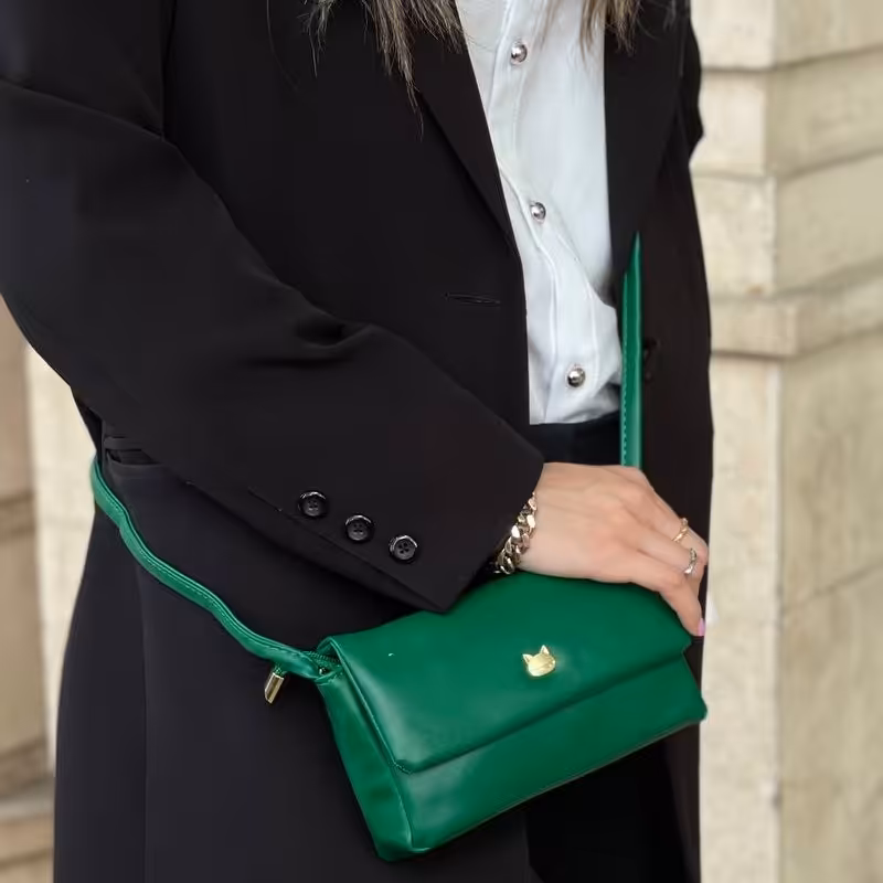 کیف دوشی دخترانه جنس استرج کد 0911