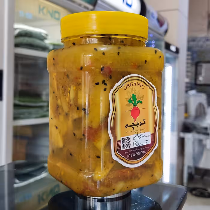 ترشی انبه تازه و طبیعی (ضرف 800 گرمی)