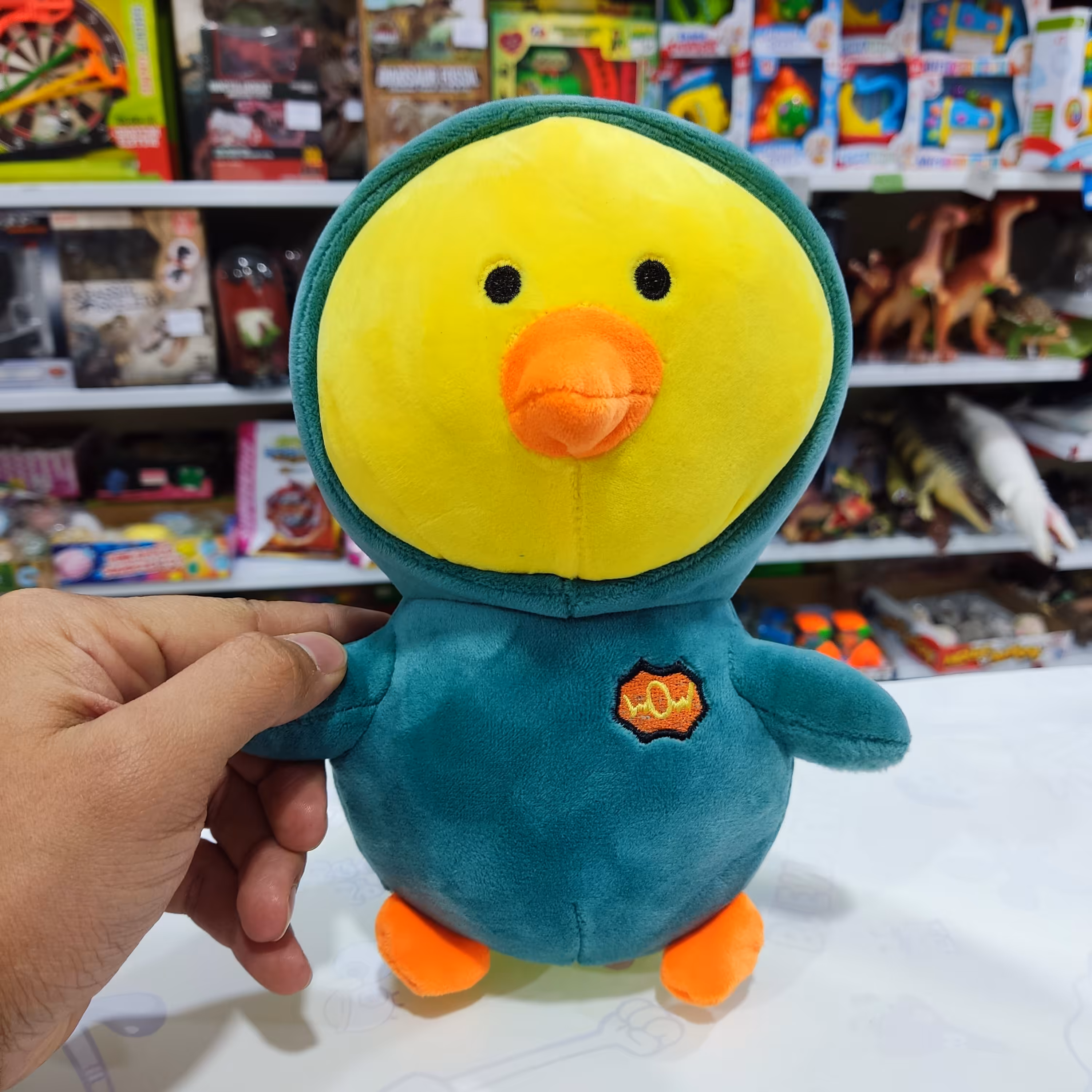 عروسک پولیشی جوجه لباس دار 25 سانتی متری اورجینال