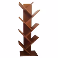 کتابخانه استند طرح درختی چوبی mdf مرغوب در رنگ های مختلف پس کرایه دارد