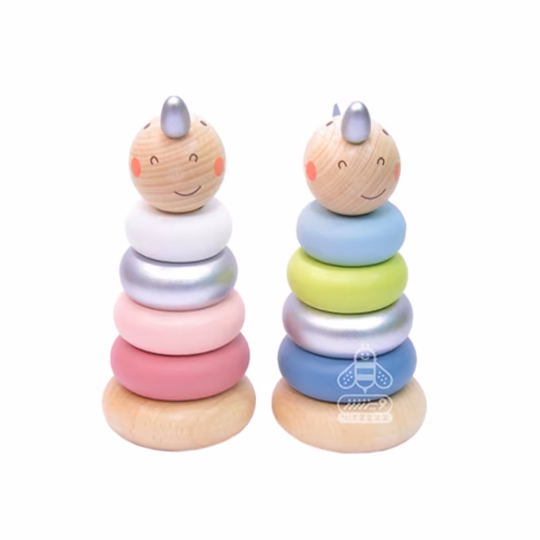 اسباب بازی برج هوش یونیکورن چوبی پیکاردو


