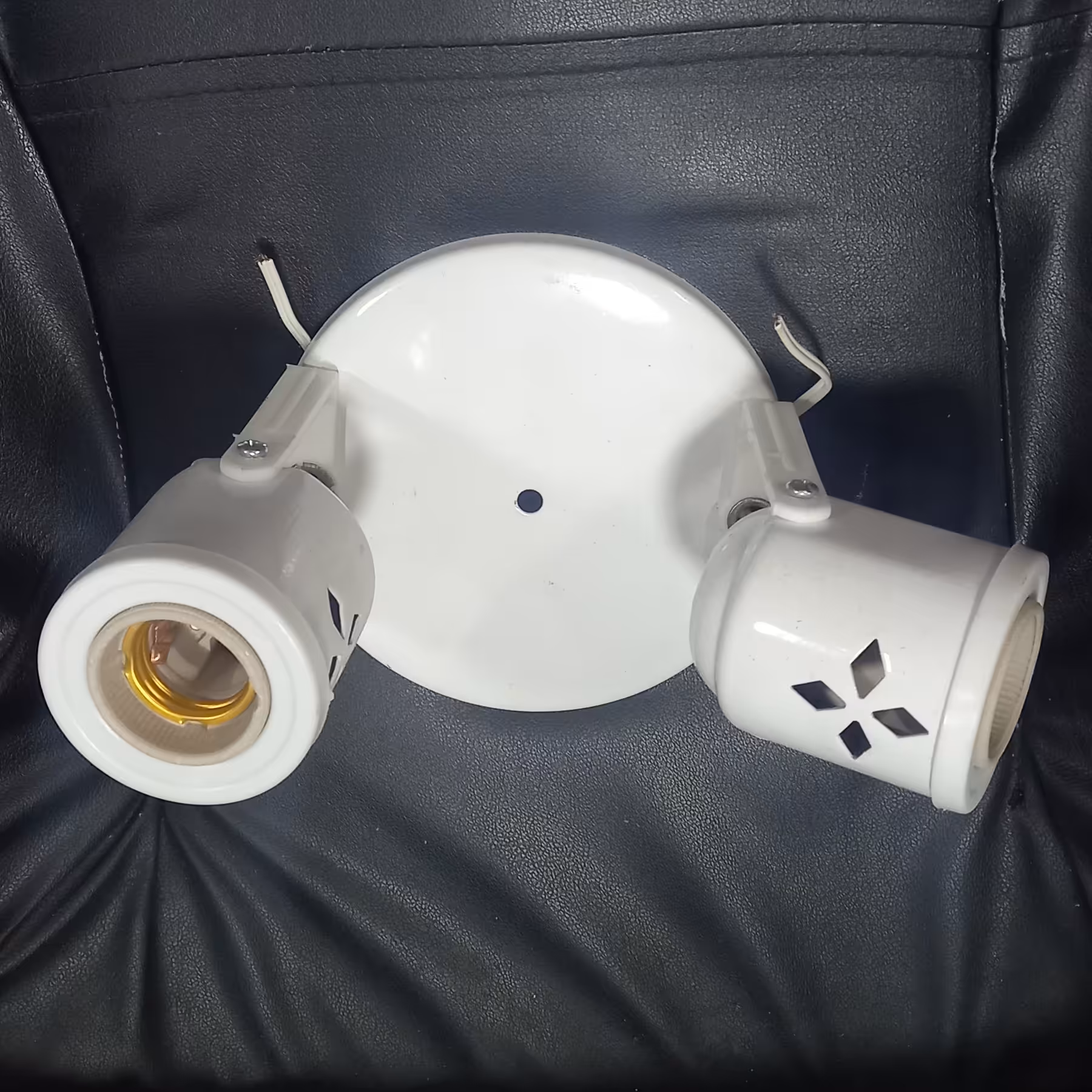 سقفی دوقلو دو لامپ با تنظیم زاویه نور