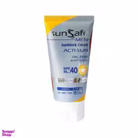 ضد آفتاب سان سیف (SunSafe) فاقد چربی آقایان SPF40