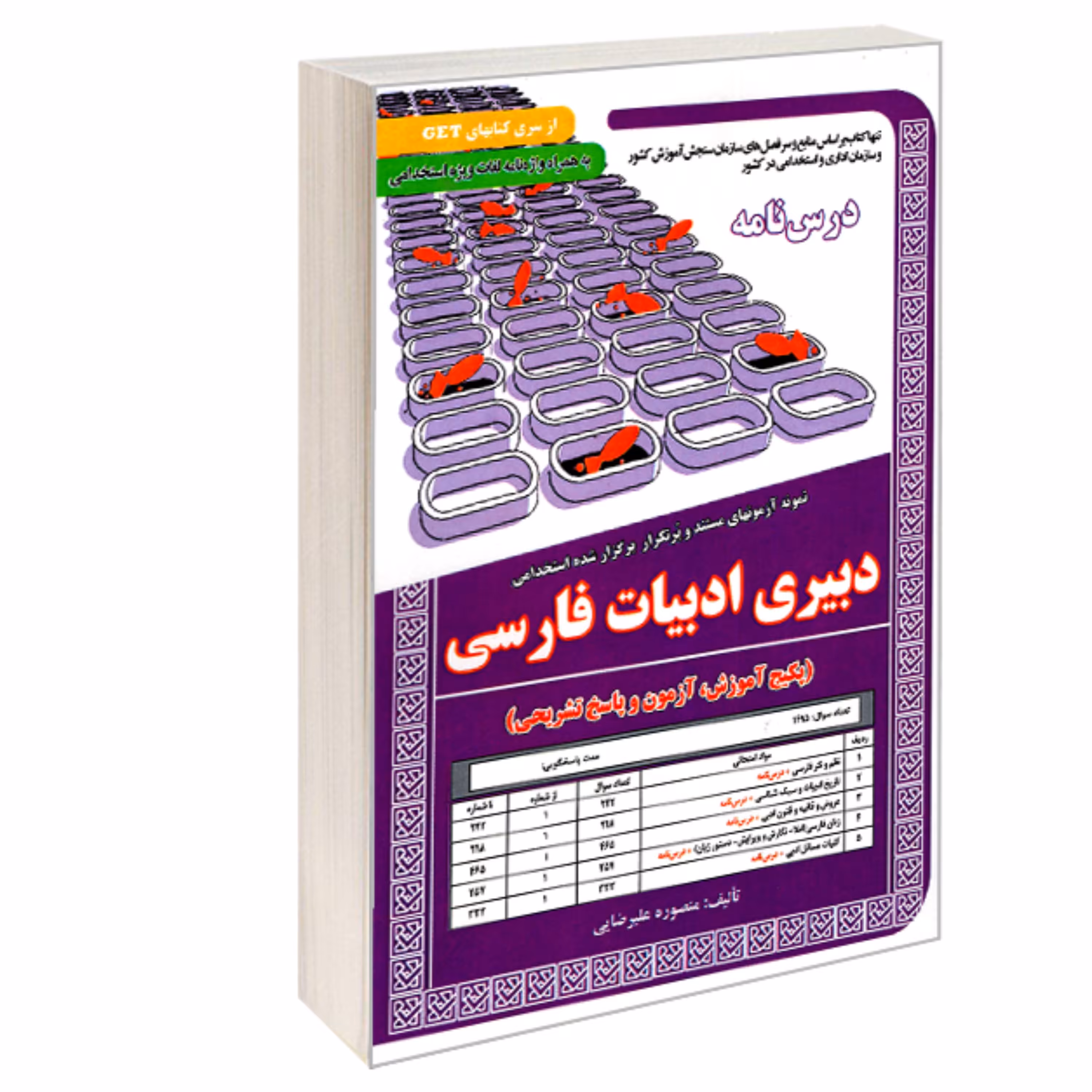 نمونه آزمونهای مستند و پرتکرار برگزار شده استخدامی دبیری ادبیات فارسی (درس نامه)