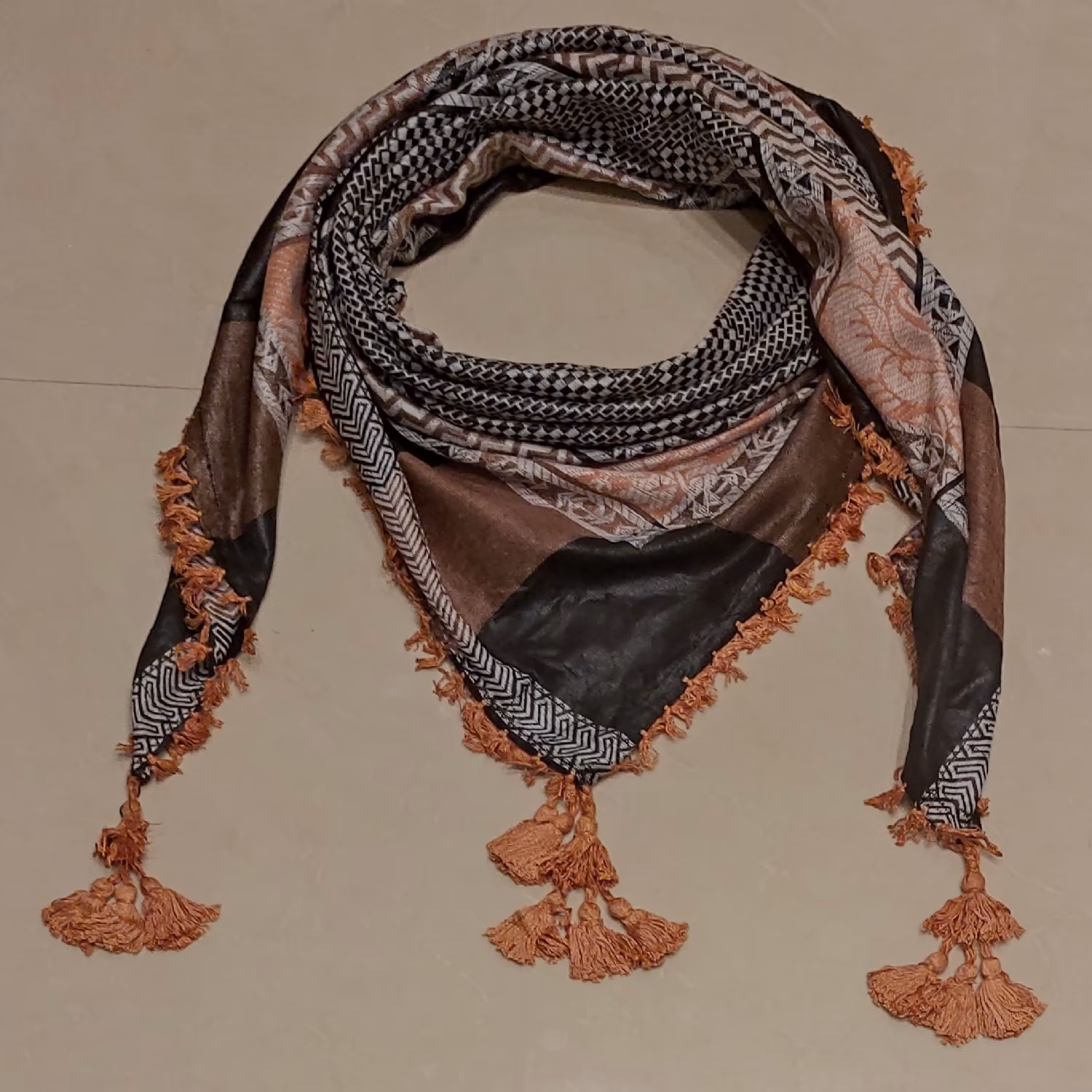 چفیه عمانی اصلی نارنجی